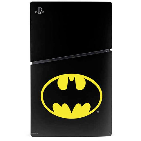 DC Comics Batman Movie 1989 Logo PS5 Slim Digital Edition Console Skin